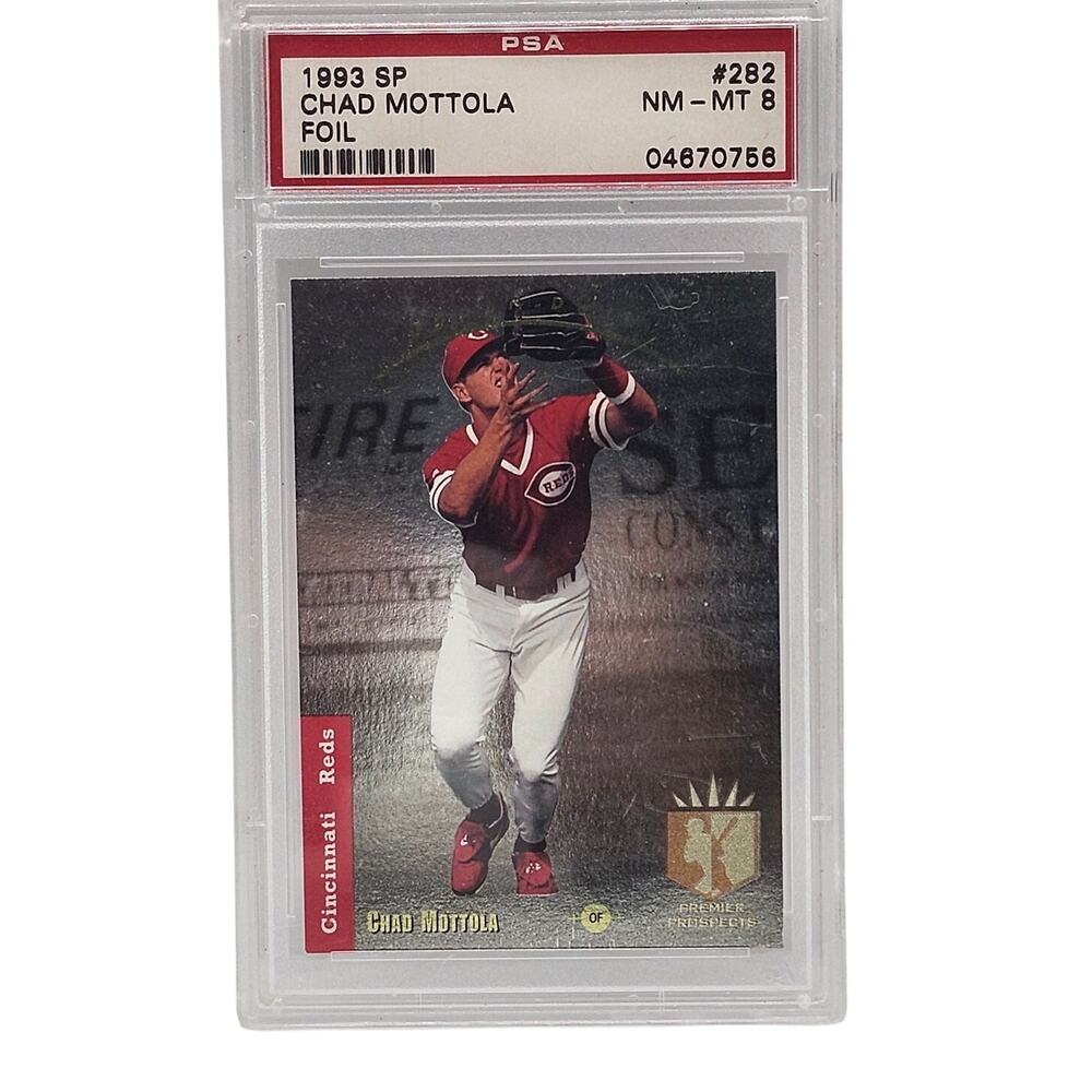 1993 Upper Deck SP Chad Mottola Foil Rookie #282 PSA 8 NM-MT Cincinnati Reds